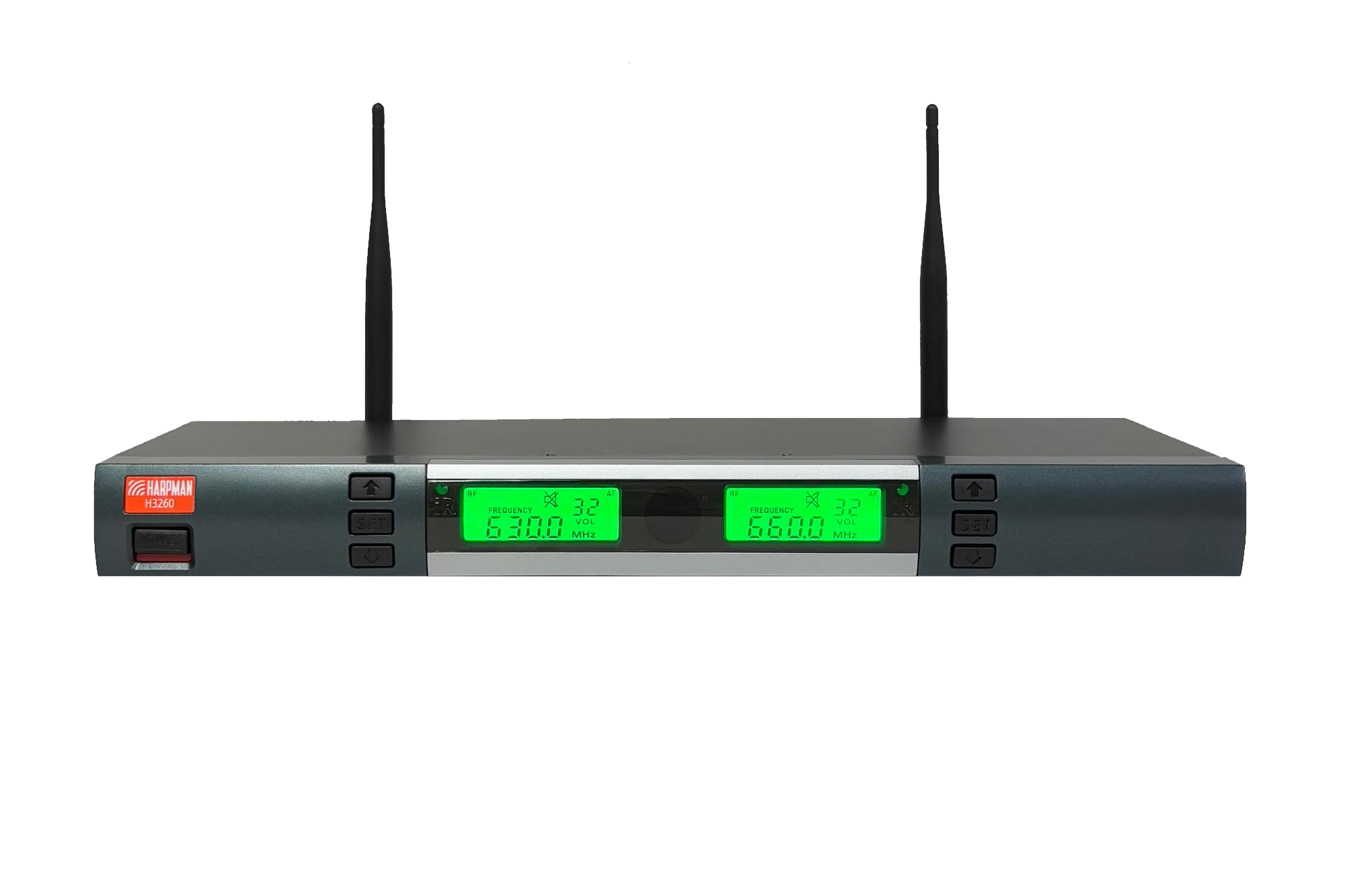 3260H 1 H3260-B - 2-Channel UHF Bodypack Microphone System