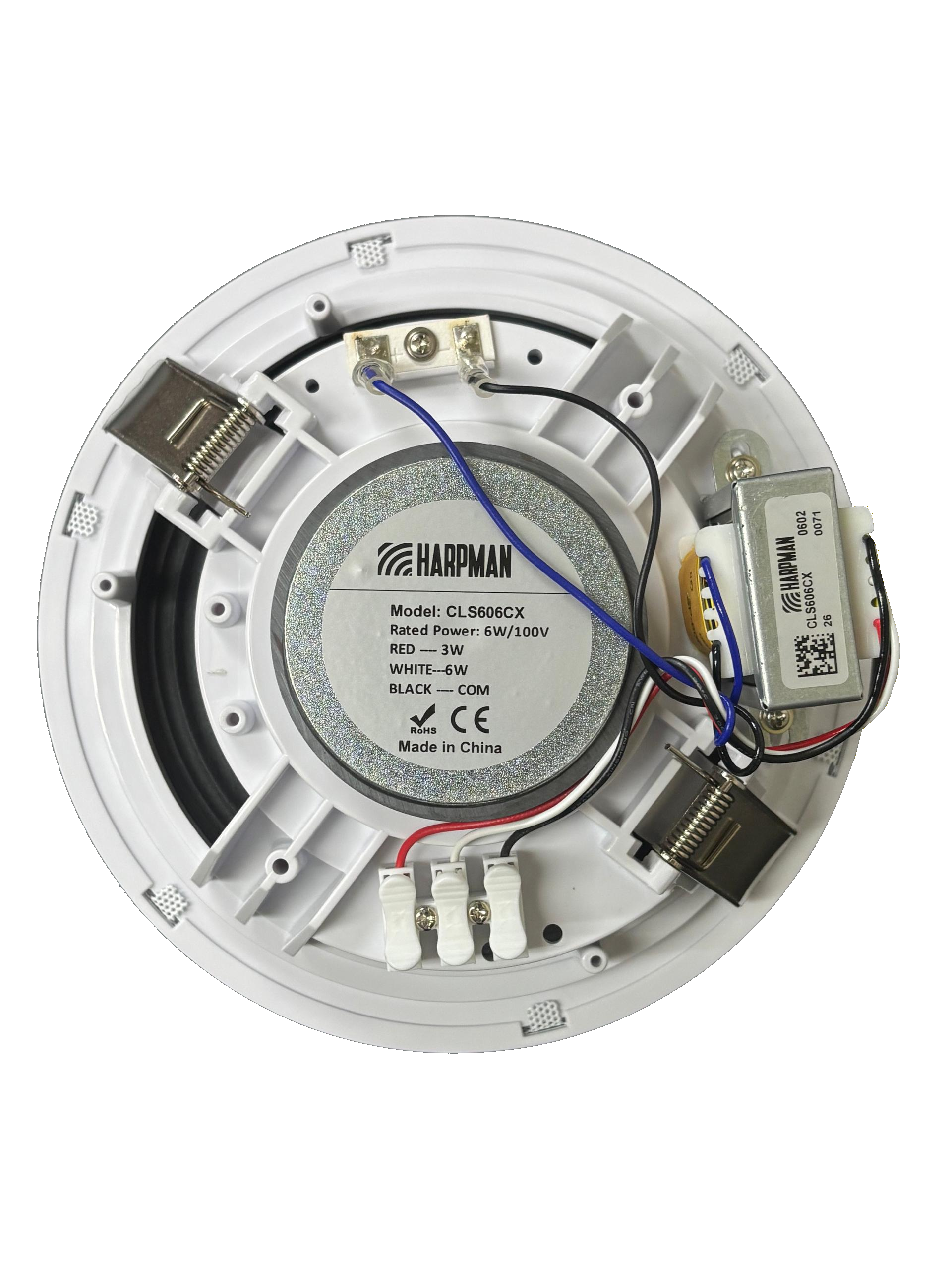 CLS606CX – 6″ Fast-Mount Coaxial Ceiling Speaker