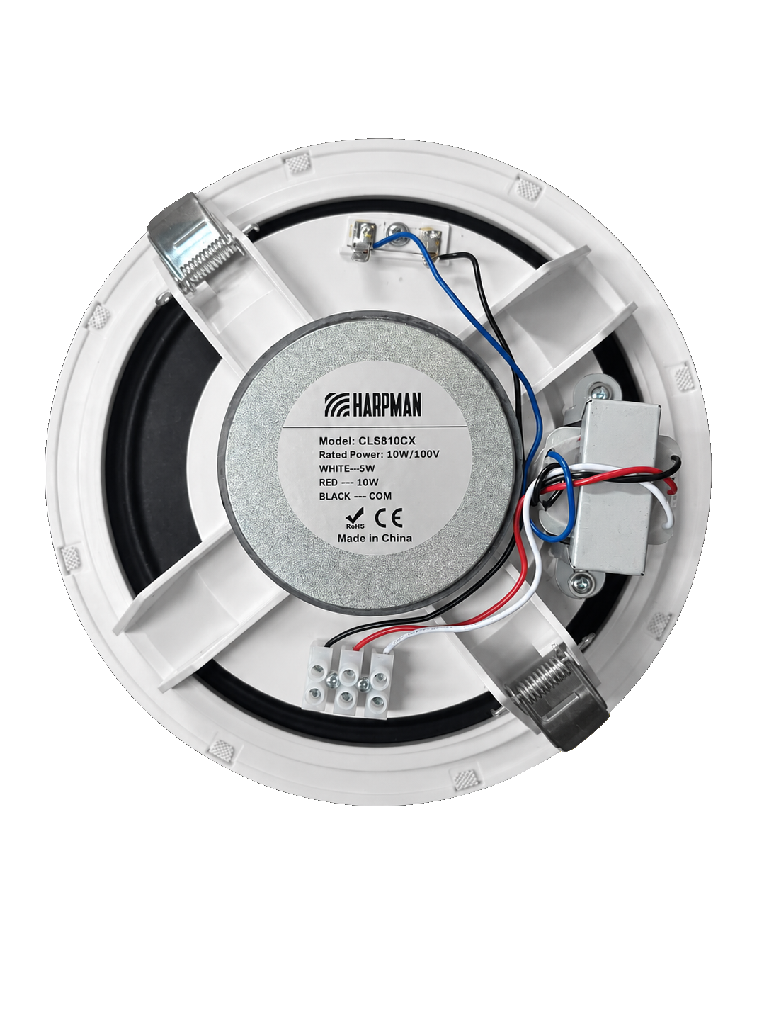 CLS810CX – 8″ Fast-Mount Coaxial Ceiling Speaker