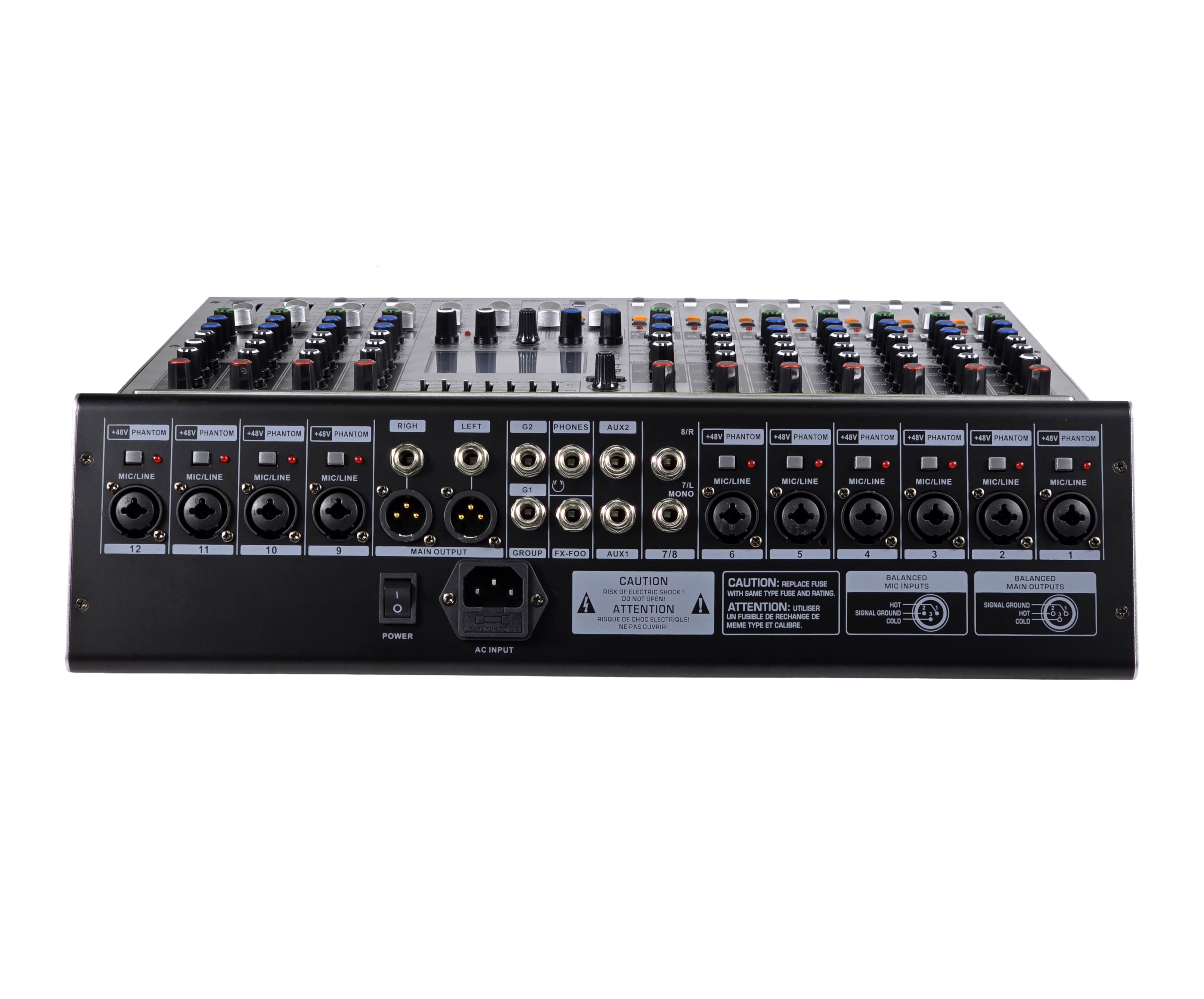 ZENIX12-3 ZENiX 12 – 12-Channel Mixing Console with 2 Group Outputs