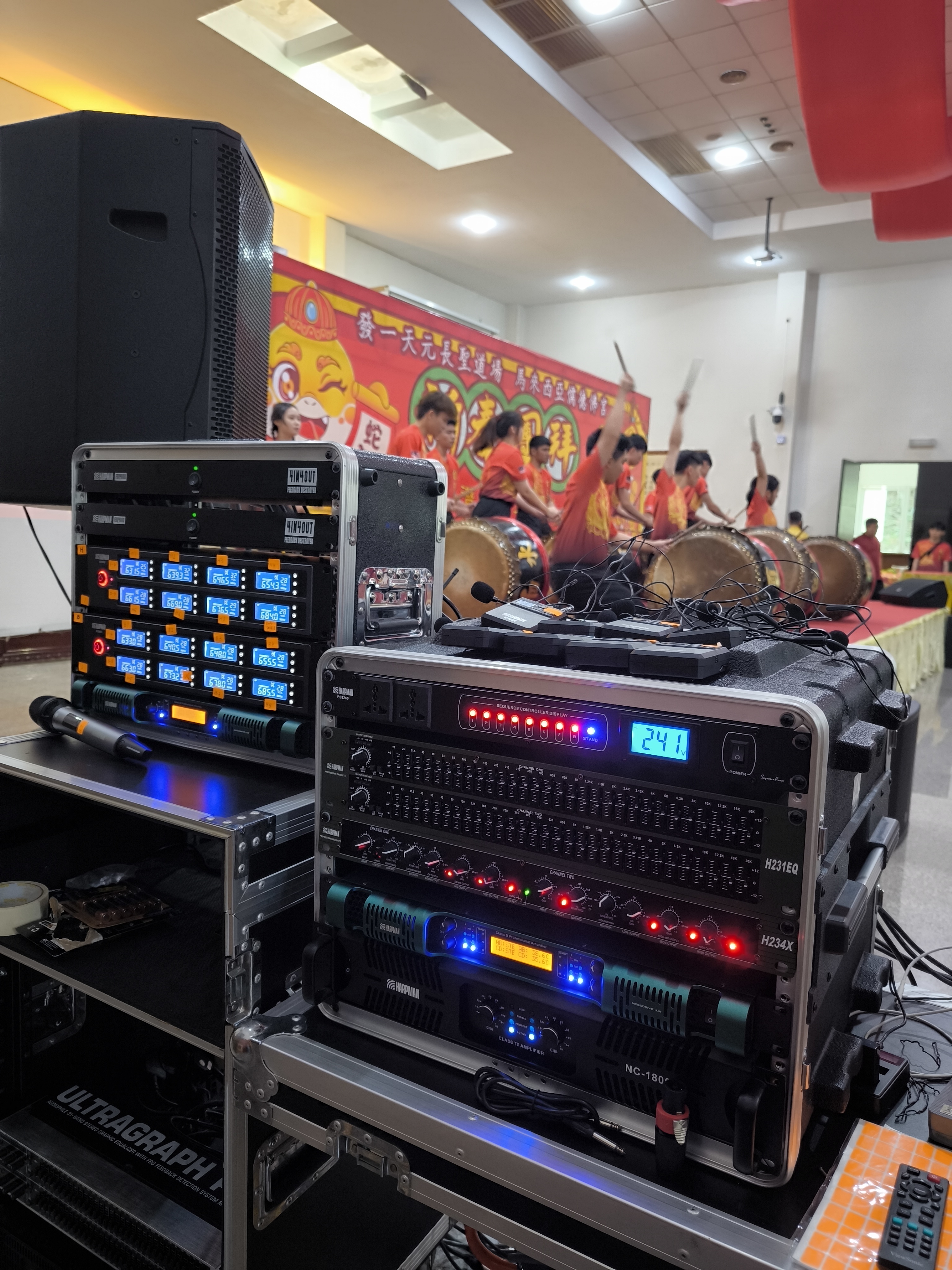 Harpman PA System setup in Rawang School Event
