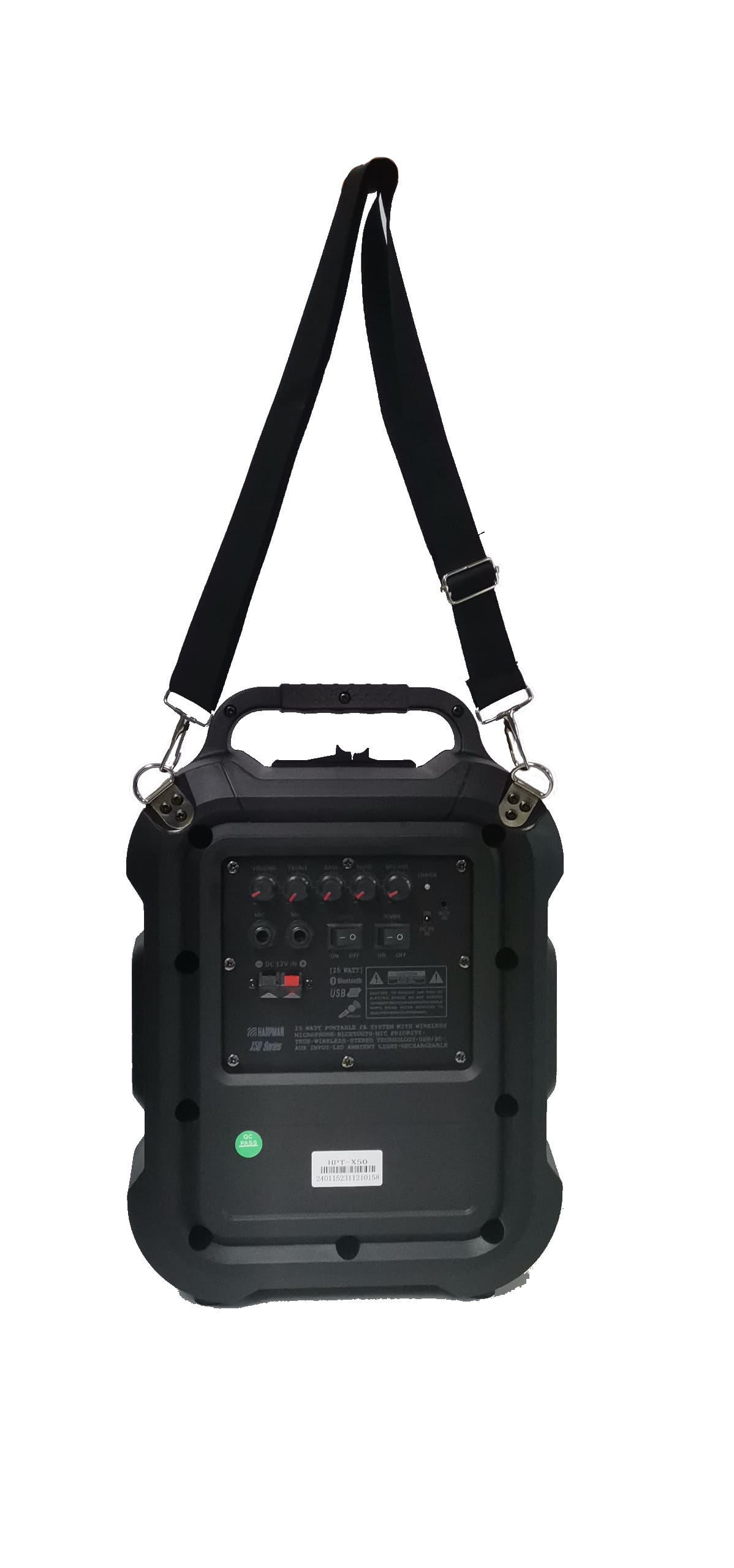 X50 - 25W Portable PA Speaker with 2 Wireless Microphones